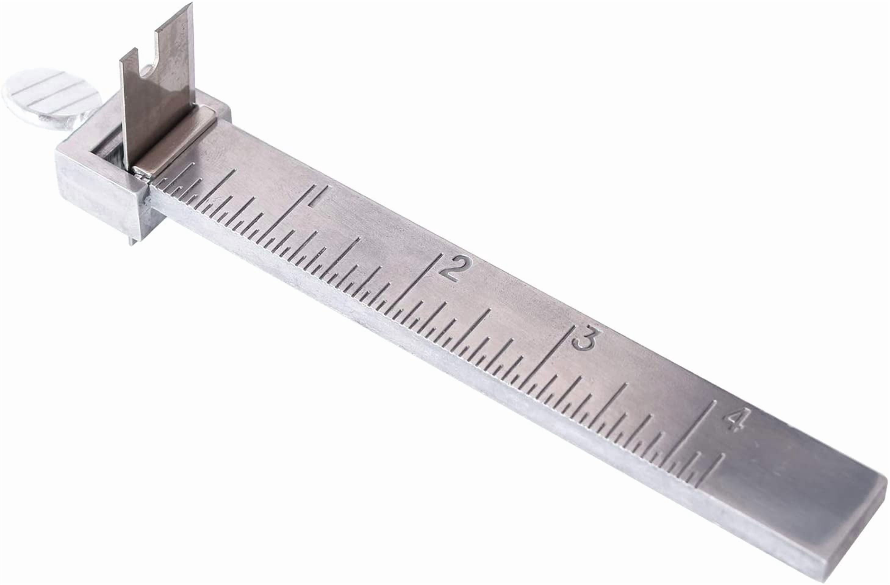 ABPETE Aluminum Alloy Strip and Strap Leather Belt Cutter Leather Hand Cutting Tool with 3 Blades