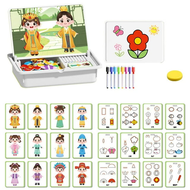 Magnetic Expression Puzzle Set, Creative Magnetic Face Matching Game for Family Interaction, Home Entertainment and Gift Decoration