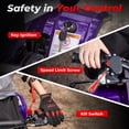 thumbnail image 2 of FRP FA40-NEO 40cc Teen Gas ATV, Gas Powered 4 Wheeler for Teens 13+, 4-Stroke Beginner ATV, Up to 13 MPH, Adjustable Speed, Safety Switches, Front & Rear Brakes - Purple, 2 of 8