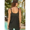 thumbnail image 2 of Swim 365 Women's Plus Size Back-Smoothing Tankini Top, 2 of 4