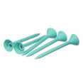 Martini Golf 31/4" Durable Plastic Tees 5 Pack (Aqua)