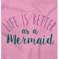 thumbnail image 2 of Life Better As Mermaid Beach Lover Youth T Shirt Tee Girls Infant Toddler Brisco Brands 24M, 2 of 5