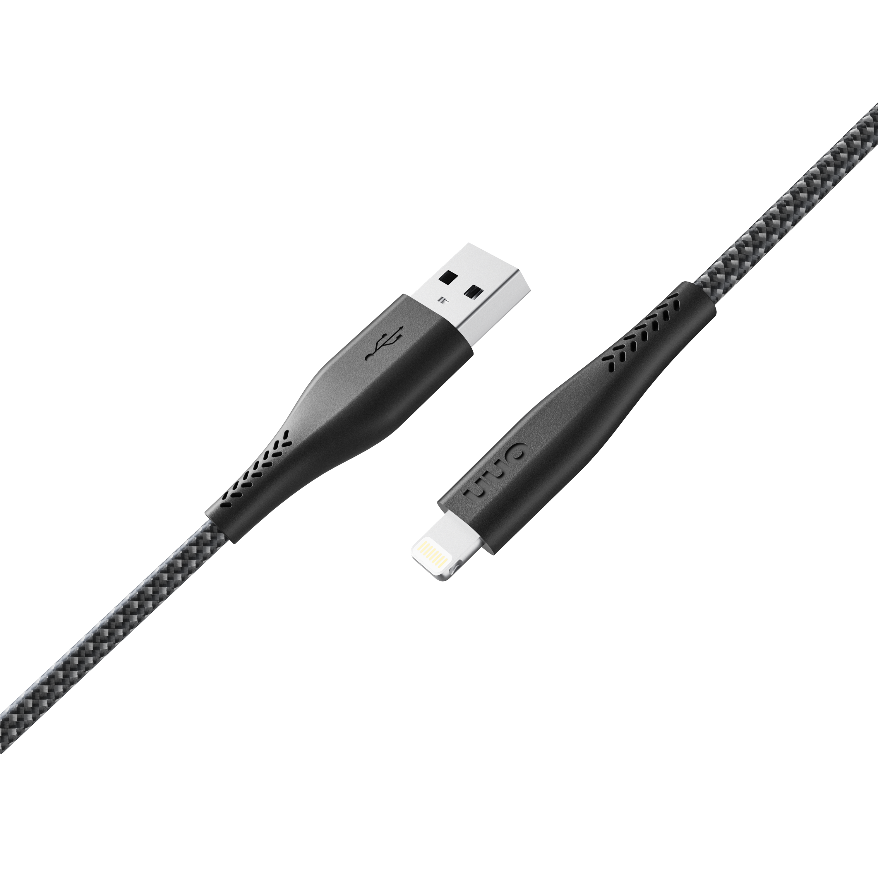 onn 3-Foot Lightning to USB-A Braided Charging Cable, MFi Certified photo 4