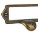 thumbnail image 4 of Perillas antiguas de aleación de zinc, tirador decorativo con ranura para tarjeta para armario de cocina, armario, armario, puerta, cajón Bronce, 4 of 9