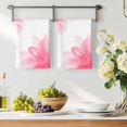 thumbnail image 3 of Pink Flower Kitchen Towels Set of 1, Boho Modern Floral Abstract Ombre Leaf White Absorbent Dish Towels for Kitchen, Microfiber Hand Towel, Quick Drying Tea Towel for Cleaning Decorative Dishcloths, 3 of 7