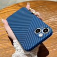thumbnail image 3 of Funda mate de textura de fibra de carbono ultrafina de lujo para iPhone 15, 14, 13, 11, 12 Pro, XS Max, Mini, XR, 7, 8 Plus, cubierta dura de PC a prueba de golpes, 3 of 5
