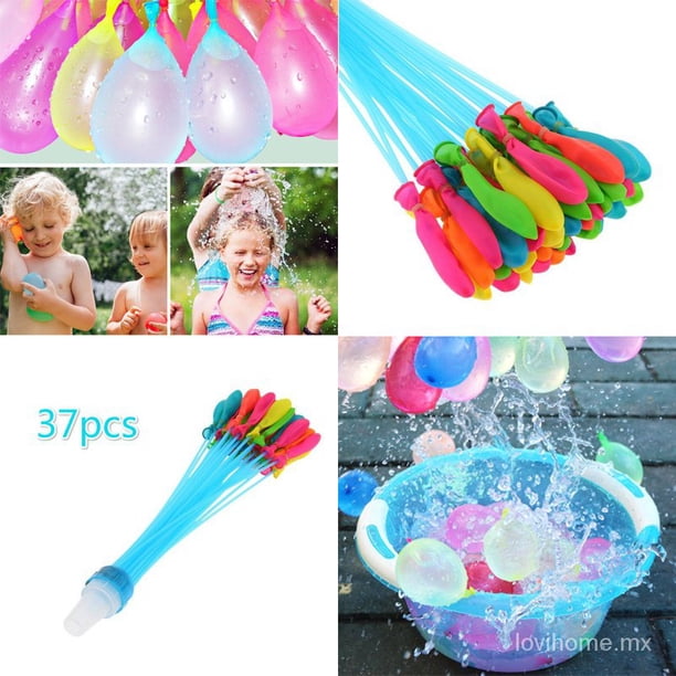 37 unids/set juego de verano bombas globos agua globo relleno instantáneo playa mágica piscina juguete GY1U Gao Jinjia unisex