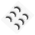 thumbnail image 3 of Pestañas Esponjosas, Pestañas Postizas Reutilizables Hechas A Mano Para Mujer, 3 Pares De Pestañas Postizas Para Mujer Y Niña ANGGREK Otros, 3 of 8