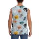 thumbnail image 4 of Fotbe Elephant Tree Men's Camiseta sin Mangas Estampada para Hombres, Playera Casual para Gimnasio, Entrenamiento, Playa-3X-Large, 4 of 7