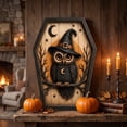 thumbnail image 6 of Dalxymotic Halloween Picture Frame, Wooden Frame Wall Art Decoration, Spooky Seasonal Art Decoration, Fall Decor, Halloween Decorations Indoor Outdoor for Wall, Home, Mantel, Shelf, 6 of 7