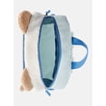 thumbnail image 4 of Wonder Nation Toddlers' 13.5" Cozy Teddy Bear Backpack, Minted Green, 4 of 5