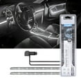 thumbnail image 4 of (2 pack) TYPE S - Infinite Glow White LED Ambient Lighting - Car LED Strip Lights, Light Sync Technology, 3M Adhesive, Trimmable, 12V, 2 x 12" White Strips, 24 inches, 4 of 14