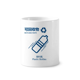 thumbnail image 1 of Clasificación de desechos de botellas de plástico reciclables Cepillo de dientes titular de la pluma Mug de ceramica blanca taza 350ml, 1 of 2