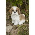 thumbnail image 2 of Hi- Line Gift 87762-BR Shih Tzu Sitting Brown/White Dog Statue, 2 of 7