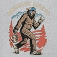 thumbnail image 3 of American Legend Bigfoot Women's Long Sleeve T-shirt Patriotic Funny Sasquatch Fan 4 July USA Flag Beer BBQ Tailgate Party, 3 of 7