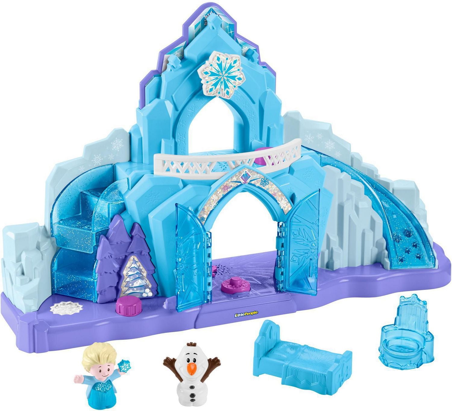 Little People Disney La Reine des Neiges Le Palais de Glace d’Elsa - Version Anglaise