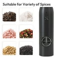 thumbnail image 5 of Katbite Electric Salt & Pepper Grinder, Automatic Spice Mill with Adjustable Coarseness,Black, 5 of 9