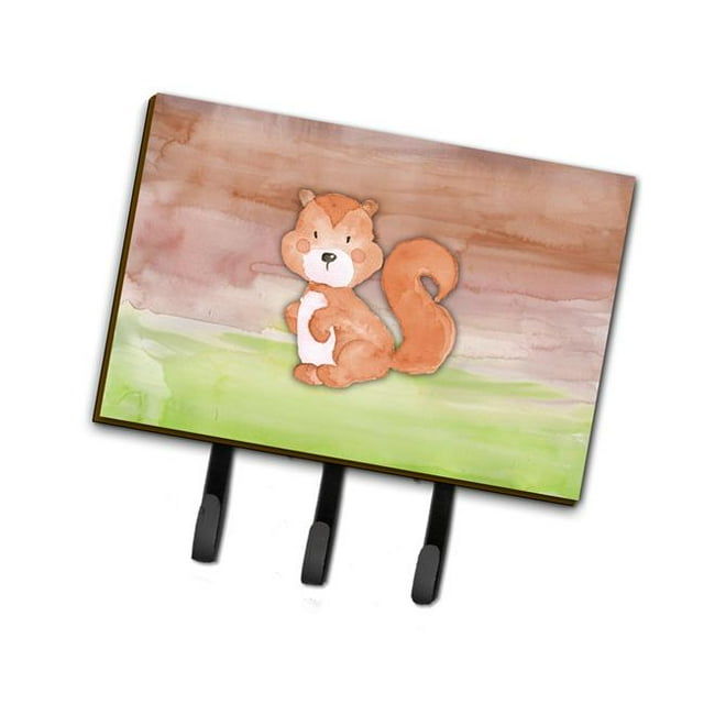 Carolines Treasures BB7439TH68 Squirrel Watercolor Leash or Key Holder