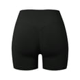 thumbnail image 5 of Pantalones cortos sin costuras para mujer - Pantalones cortos de yoga de cintura alta - Nailon/spandex, XS-XL - Elásticos en 4 direcciones, realzan las caderas, 5 of 5