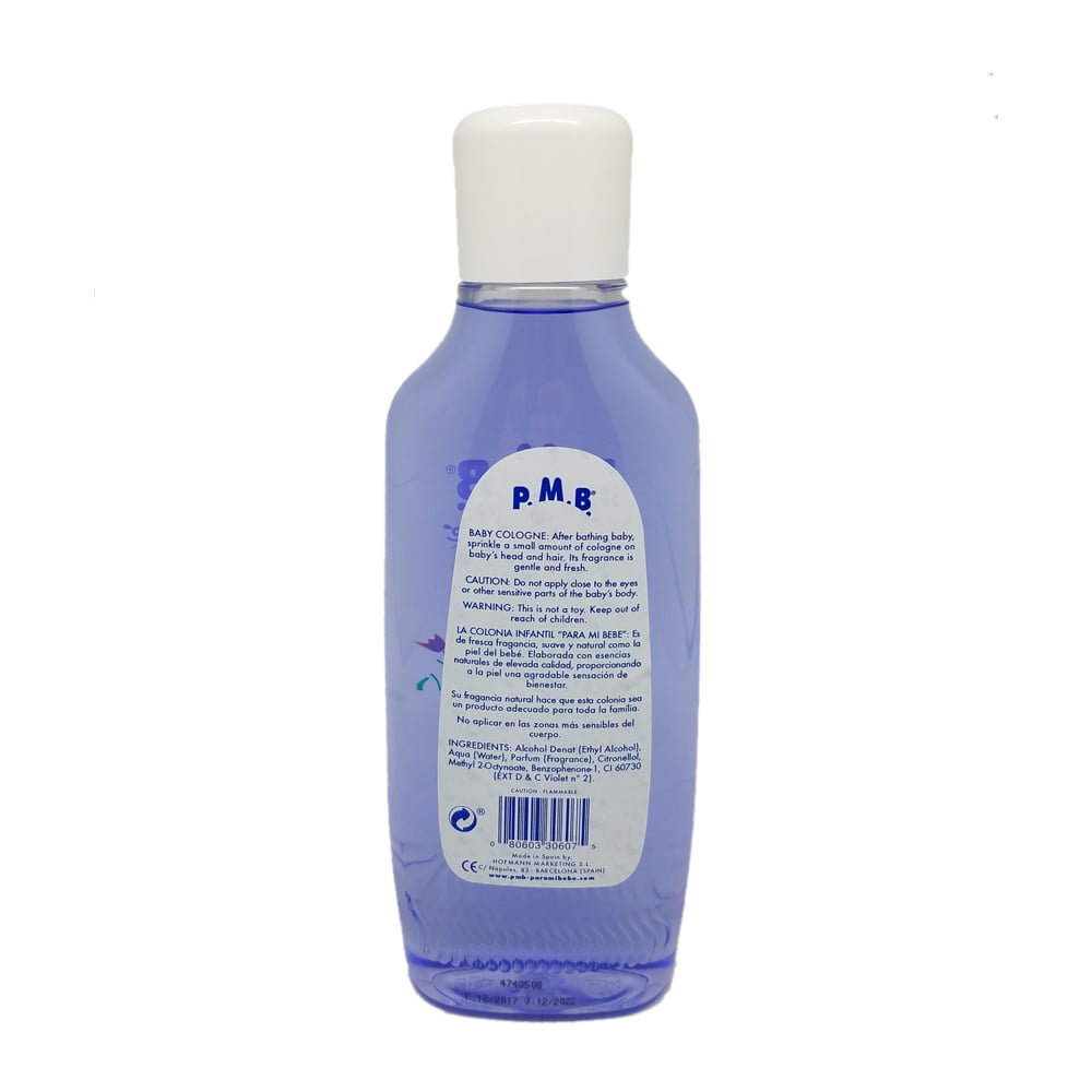 Para Mi Bebe Baby Violet Cologne. Alcohol Free. Gentle and Fresh Fragance for Your Baby. 25 fl.oz. Pack of 4