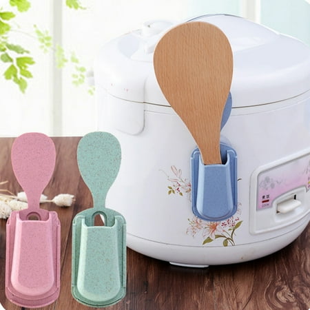 

Wall Mount Tablespoon Rice Scoop Fork Spoon Holder Sucker Household Kitchen Tool
