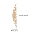 thumbnail image 2 of DINHEAROM Furniture Applique Wood 1Pack 15.7X3.1In, 2 of 8