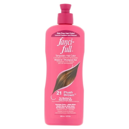 Fancifull 21 Plush Brown Temporary Hair Color, 9 fl (Best Ash Brown Dye)