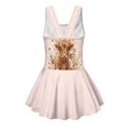 thumbnail image 5 of Tutolipy Highland Cow Floral Print Beach Swimwear, Skirt Design Breathable Girls Swimsuit for Summer, Size 6-7 Years, 5 of 8