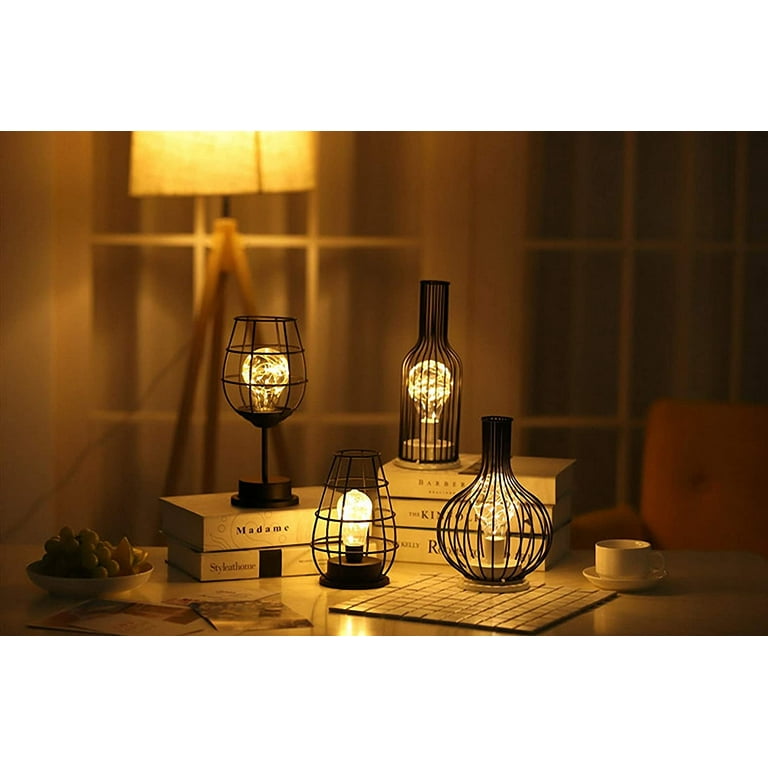 Metal wire table lamp cheap