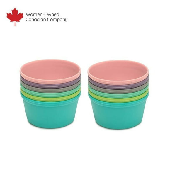 Melii Rainbow Silicone Food Cups -12pcs - Age 0+