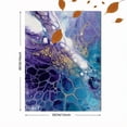 thumbnail image 3 of Qisvanset Abstract Fluid Pour Canvas Art 15.75x11.81 Inches, 3 of 8