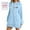 Light Blue, variant on The Warmy Oversized Hoodie Dress For Women Casual Drawstring Long Sweatshirt With Pocket Fashion Split Hem Long Sleeve Women's plus Size Short Dresses Formal Gowns for Women plus Size plus Size