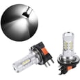 thumbnail image 3 of Bombillas LED para coche, 2 bombillas LED HID 80W H15, lámpara de luces extremadamente brillante para faros delanteros de coche, color blanco puro, 3 of 5