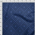 thumbnail image 4 of oneOone Polyester Spandex Medium Blue Fabric Geometric Sewing Craft Projects Fabric Prints By Yard 56 Inch Wide, 4 of 4