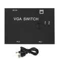 thumbnail image 2 of VGA Switch, HD Display Accessories VGA Switch Box 2 Port Switcher Monitors Splitter Box Computer Accessory VGA Video Switch  for PC TV  for Host Switch, 2 of 8