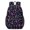 Pioneer Flower Floral Print Pattern-2, variant on Pioneer Flower Floral Print Pattern 17" School Backpacks for Teens,Waterproof Oxford Fabric,S-Shape Padded Straps for School,Travel,Hiking,Camping