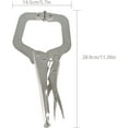 thumbnail image 4 of waltyotur Locking Clamps 11 Inch C-Clamps for Craftsman Home Workshop Welding Vise Tools 6 Pieces, 4 of 5