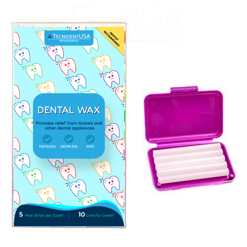 TecnidentUSA Dental Wax for Braces Unscented and Flavorless Pack of