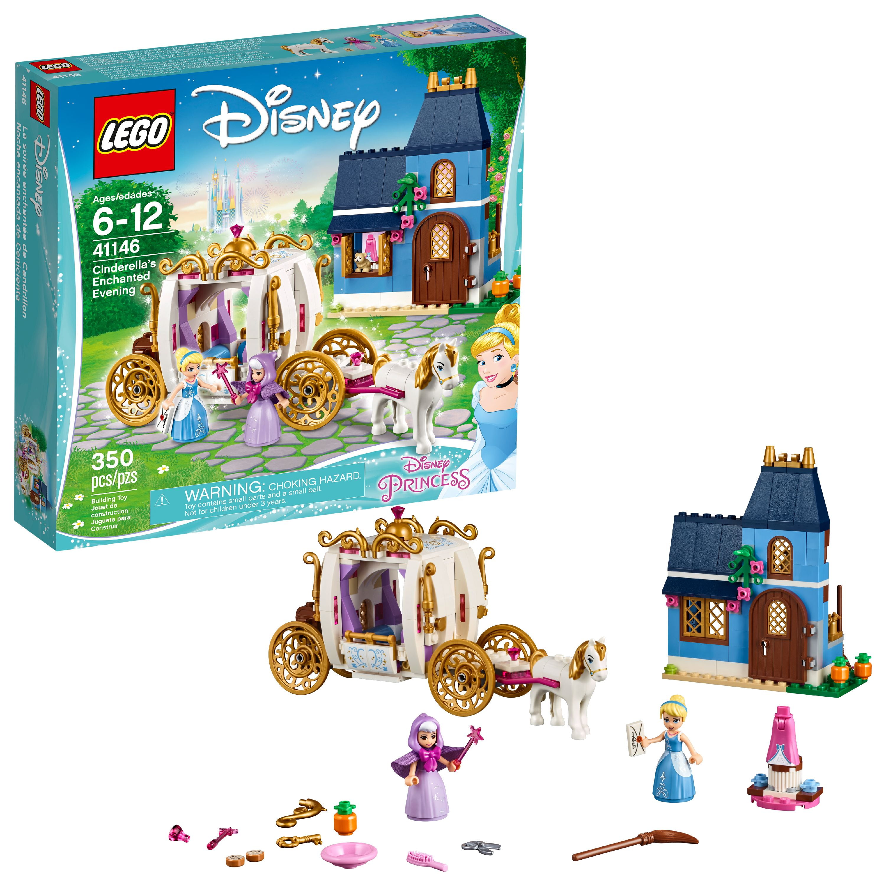 Livlig moderat skrig LEGO Disney Princess Cinderella's Enchanted Evening 41146 - Walmart.com