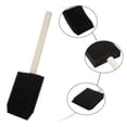 thumbnail image 3 of 100 Pack High Density Sponge Paint Brushes Assortment, 2 Inch Foam Brush Applicators with Wood Handles for Arts, Crafts, Furniture Staining, DIY Painting and Home Improvement Projects, 3 of 7