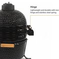 thumbnail image 4 of VESSILS 13 Inch Kamado BBQ Charcoal Grill with Built In Thermometer, Black, 4 of 6