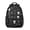 Cat and Skull, variant on Sun and Mushroom Gothic Pattern Backpack for School, Cute School Bag with Adjustable Shoulder Straps and Padded Back, 15.3"x11"x6.7"