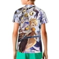 thumbnail image 2 of Genshin Impact Kids' Short Sleeve T-Shirt Print Tee Shirts For Boys & Girls Summer Casual Wear Fashion Top Blouse Large, 2 of 9