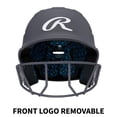 thumbnail image 2 of Casco de bateo de sóftbol Rawlings Serie RX2 Junior Graphite, 2 of 7