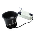 thumbnail image 3 of Foco LED empotrado de 10 W para absorción de luz Tuya, ajustable a 30°, de 100 a 265 V, luz empotrada para sala de estar, hotel, color negro, 3 of 12