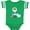 Football Green and White, variant on Inktastic Eskimo Boy Cute Alaska Boys Baby Bodysuit