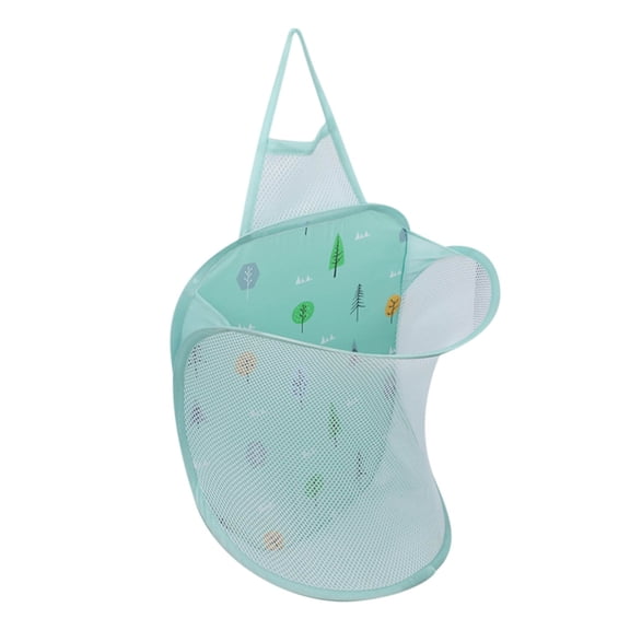 Dirty Clothes Basket Bathroom Wall Hanging Dirty Clothes Basket Foldable Storage Basket Home Space Saver Household Storage Supplies