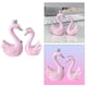thumbnail image 4 of 2 Uds., Estatua de Cisne en Miniatura de Resina 3D, Estatuilla de piezaza, Escultura de Animal Pintada , Hogar, , Jardín, Escritorio, Pastel, Rosa BLESIY Estatua decorativa de figuras, 4 of 7