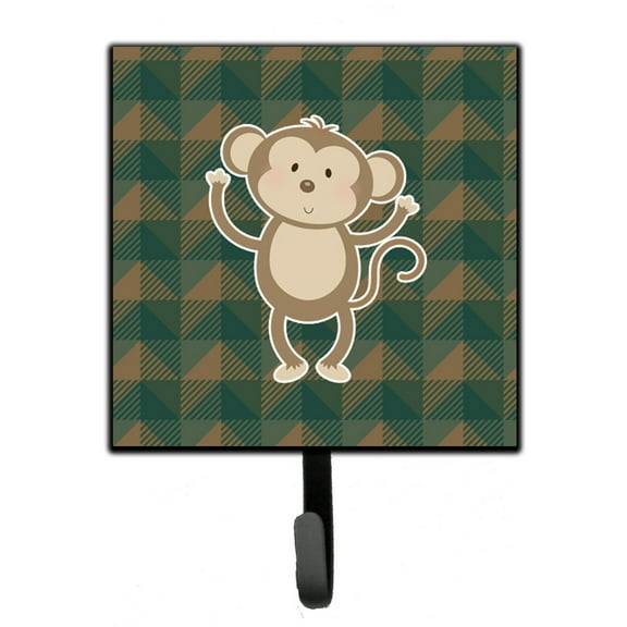 Carolines Treasures BB7025SH4 Monkey Leash or Key Holder Single Hook multicolor