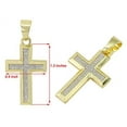 thumbnail image 5 of Slay Queen w/ Ladies on Fire Hip Hop Jewelry Necklace, Pendant, and Earrings Bling Set - TPBE-01 (18, Italy Gold Glitter Cross), 5 of 6